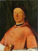 Lorenzo Lotto Portrait of Bishop Bernardo de Rossi oil painting reproduction